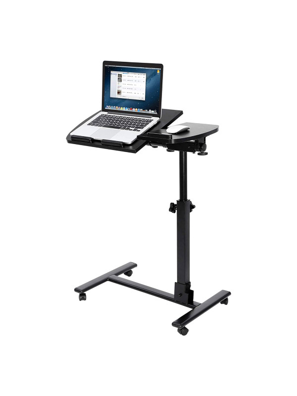 Portable Swivel Rolling Laptop Desk Table